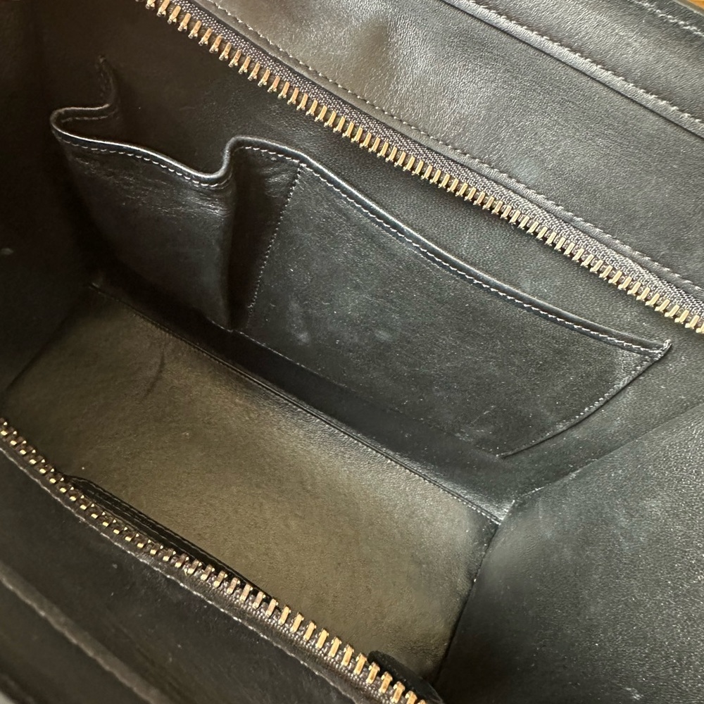 Celine Tricolor mini Luggage Tote (USED) Very good condition!!! - Picture 11 of 12